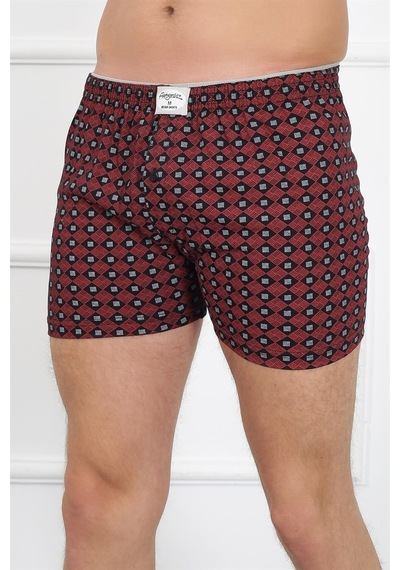 Akbeniz Erkek Penye Boxer 40083-Kiremit