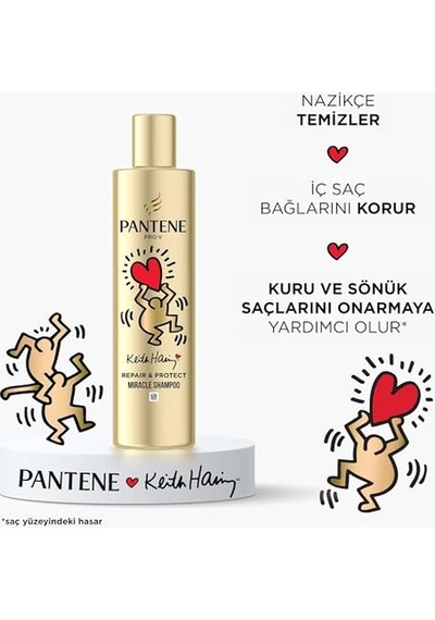 Keith Haring Onarıcı &amp Koruyucu Şampuan 250 Mililitre 3 Paketi