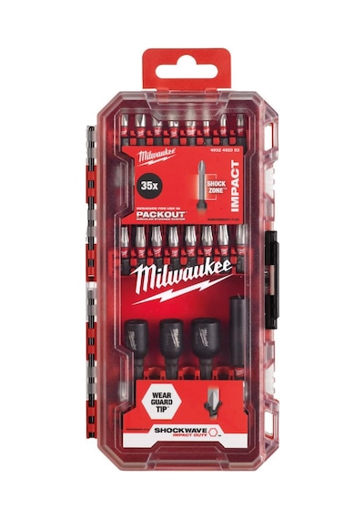 Milwaukee T4932492003 Shock Wave Bits Uç Seti 35 Parça