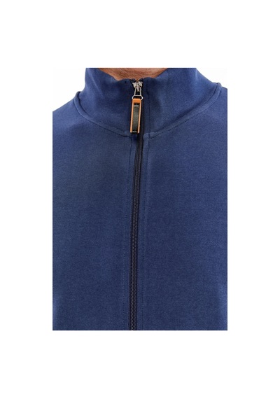 AR-MA Arma Erkek Slim Fit Sweatshirt Scuba Interlok, Tam Fermuarlı, Dik Yaka, Fleto Cepli K30324989802 İndigo-i1 AR-MA Arma Erkek Slim Fit Sweatshirt Scuba Interlok, Tam Fermuarlı, Dik Yaka, Fleto Cepli K30324989802 İndigo-i1