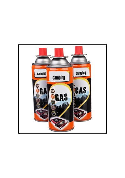 3 Adet Kamp Ocak Gazı Valfli Kartuş 227gr- Kykt.199 Çok Renkli