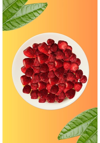 Freezya Freeze Dried Dondurularak Kurutulmuş Çilek - 15 Gr