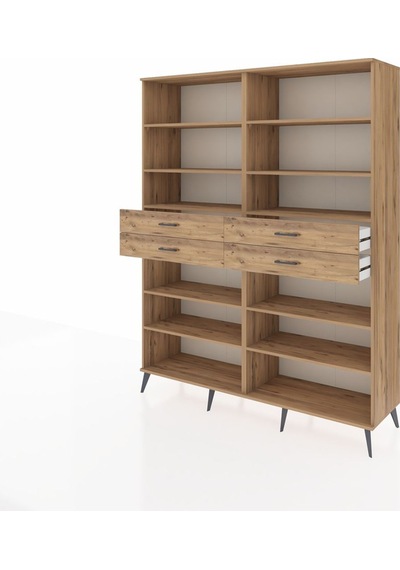 Hyperion Gardrop 10 Raflı 4 Çekmeceli 176x44x221 Çam-çam Çam Hyperion Gardrop 10 Raflı 4 Çekmeceli 176x44x221 Çam-çam Çam