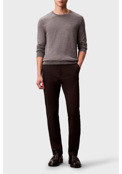 Calvin Klein Pamuklu Slim Fit Dar Paça Chino Pantolon Lv04ld613gub1 Erkek Pantolon Lv04ld613g Ub1 Siyah