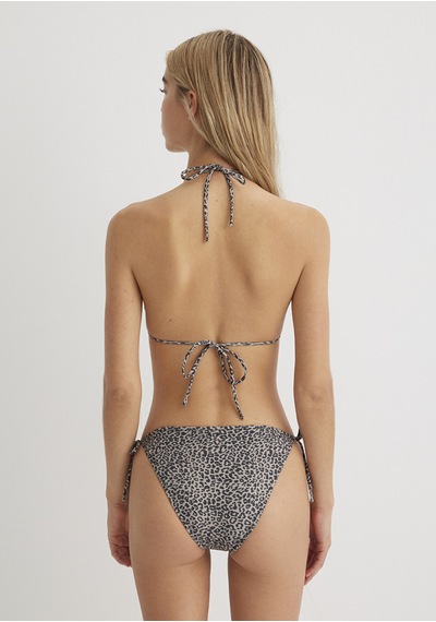 Mavi - Leopar Desenli Kahverengi Bikini Üstü 1913184-33653
