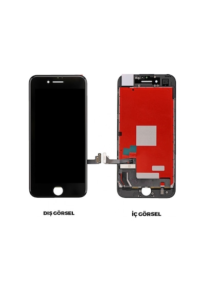 Teknonet Apple Uyumlu iPhone 7 Aaa Kalite Lcd+dokunmatik+çıtalı - Siyah