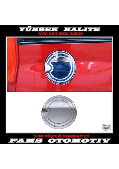 Fiat Fiorino Krom Depo Kapağı 2008 ve Üzeri Paslanmaz Çelik