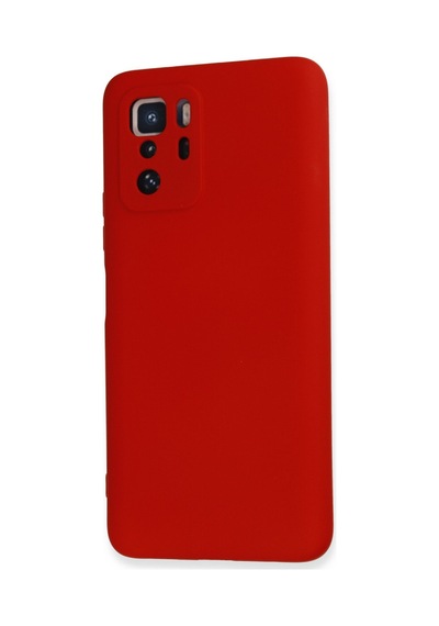 Xiaomi Poco X3 Gt Uyumlu Kılıf Nano İçi Kadife Silikon - Kırmızı