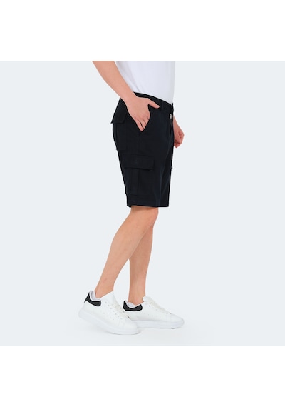 Slazenger EARNINGS Erkek Cepli Kargo Lacivert Şort