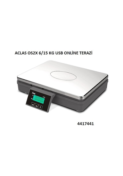 Aclas Os2x 6-15 KG Usb Online Terazi