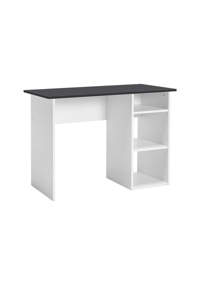Vera 3 Raflı Çalışma Masası-beyaz-antrasit 101x75x45 Cm Gxyxd