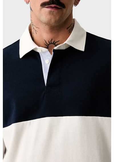 Tommy Jeans Polo Yaka Sweat Erkek Polo Yaka Sweat Dm0dm23161 C1g Lacivert