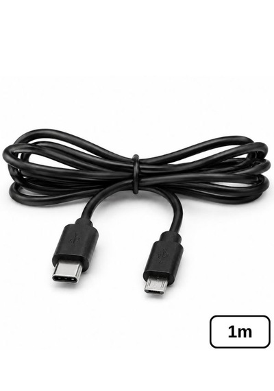Type C To Mikro Micro Usb Şarj Ve Data Ara Kablosu 1 Metre