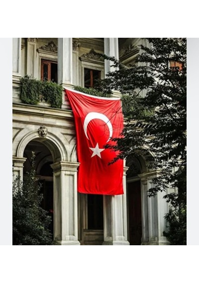 400 X 600 Cm 4 X 6 Metre Türk Bayrağı Kurumsal Cephe Kullanımı İçin, Dış Mekâna Uygun 400 x 600 CM