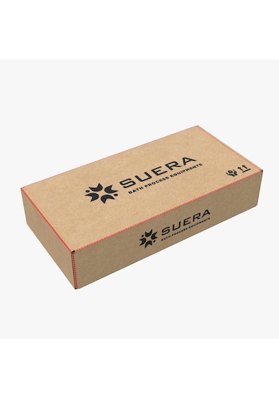 Suera Luna Yer Tasarruflu Lavabo Sifonu + Elixir Pop-up Set Parlak Beyaz - Taşma Delikli