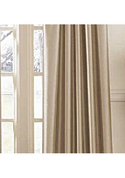 Lexroo Suni İpekten Festival Çadırı Perdesi, Kıvrım Katlı, 76,2 X 241,3 Cm, Kum Rengi Çok Renkli