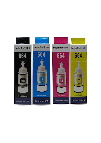 Tr Epson İle Uyumlu Ecotank L3050 Mürekkep Takım 4 Renk Muadil Diğer
