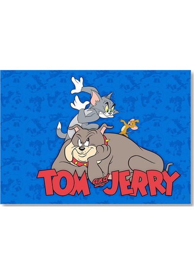 Cakasepetim Tom Ve Jerry İle Köpek Macerası Ahşap Mdf Tablo