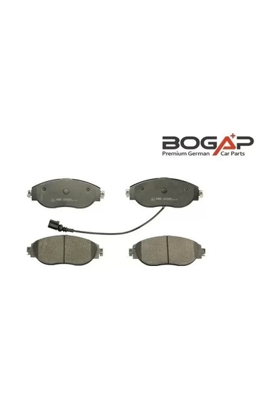 8v0698151c Fren Balatası Ön Büyük Tip E-mark - Golf-passat-tıguan-leon-octavıa-koroq-superb-a3-q2-q3