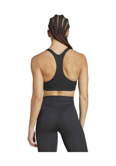 Adidas Prime Lift Impact Rib Medium Support Kadın Siyah Sporcu Sütyeni