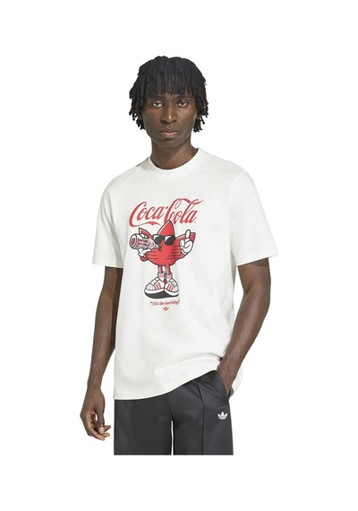 Adidas Erkek T-shirt Cc Treffıe Tee Ky2109 Beyaz