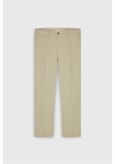 AC&Co / Altınyıldız Classics Erkek Vızon Slim Fit Dar Kesim Yan Cepli Pamuklu Esnek Pantolon Vizon
