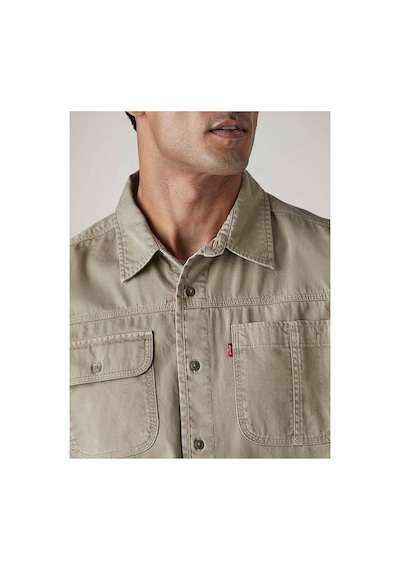 Levi's Erkek Rahat Kesim Cepli Bej Gömlek-0061h-0005