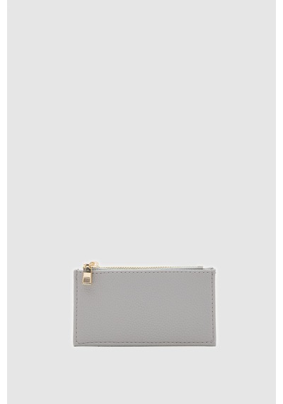 Shule Bags Linn Dokulu Kadın Kartlık Gri