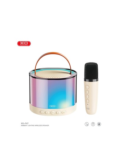 Özel Seri Eğlence Ses Sistemi Parti F47 20w Rgb Işıklı 1200 Mah Bluetooth Kablosuz