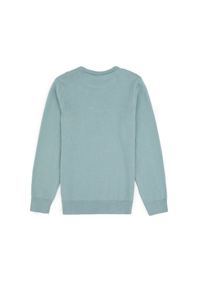 U.S. Polo Assn. Kız Çocuk Mint Bisiklet Yaka Basic Kazak 50313060-VR090