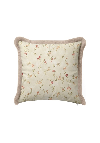 Çiçekli Bahar Dal Saçaklı Yastık Kılıfı - Romantik Floral Krem Yeşil Vizon Püsküllü Kırlent Kılıfı Puslu Kanyon Opal Çiçekli Bahar Dal Saçaklı Yastık Kılıfı - Romantik Floral Krem Yeşil Vizon Püsküllü Kırlent Kılıfı Puslu Kanyon Opal