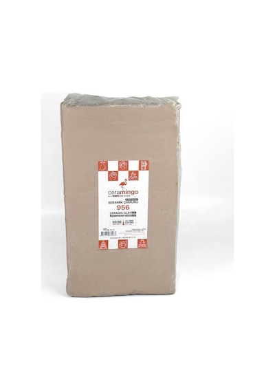 956 Süper Beyaz Seramik Çamuru Vakumlu - 10 Kg