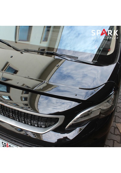 Peugeot Expert 2017 Yılı Ve Sonrası Uyumlu Ön Kaput Rüzgarlık 4mm Siyah