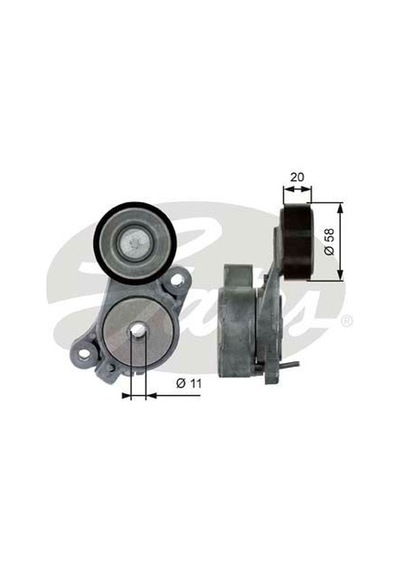 GATES T39040 Alternatör Gergi Rulmanı Golf 06-Jetta 06-Passat 09-Tiguan 08-A1 11-Fabıa 10- 1.4Tsı
