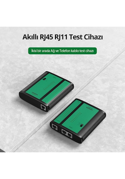 Ugreen Rj45 Rj11 Uyumlu Cat6/cat7 Network Ethernet Test Cihazı, 10950