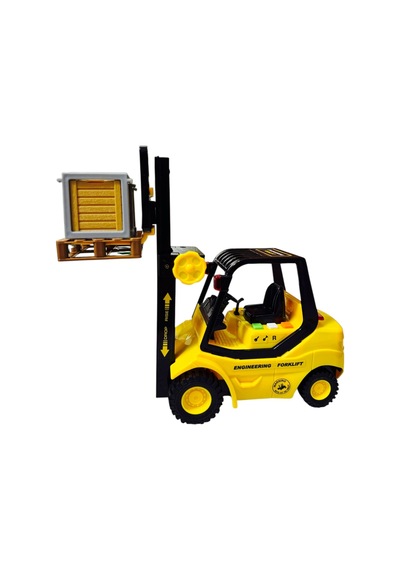 Sürtmeli Işıklı Ve Sesli Müzikli Forklift 1:16 22 Cm