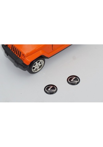 Lexus Oto Anahtar 3M Metal Alaşım Logo 2Li Set