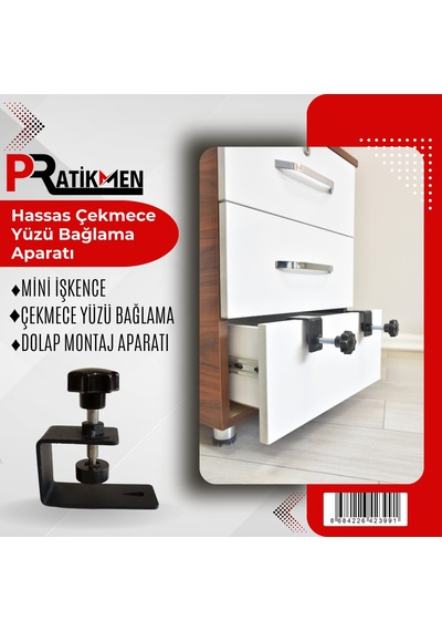 Hassas Çekmece Yüzü Bağlama Aparatı