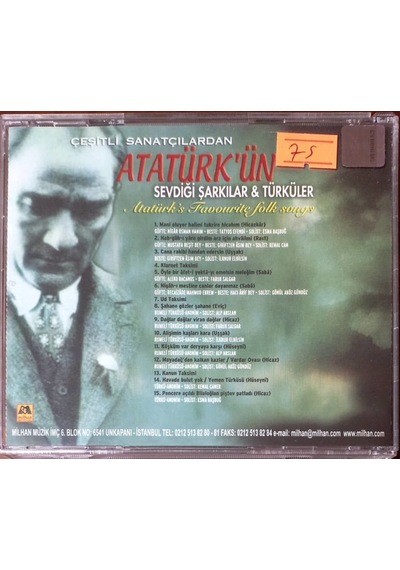 Plak Değildir Cd Dir Cd Atatürk'ün Sevdiği Şarkılar & Türküler