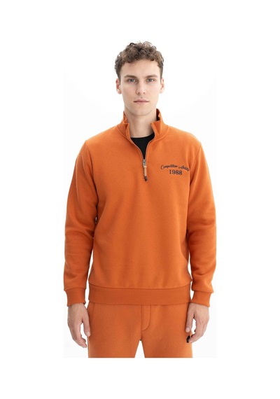 AR-MA Arma Erkek Büyük Beden Yarım Fermuar Dik Yaka Sweatshirt 001
