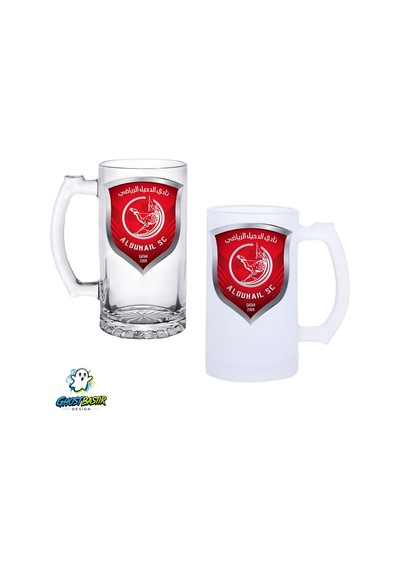 Al Duhail F.c. Kulplu Bira Bardağı Buzlu Veya Şeffaf Seçenekli 0261