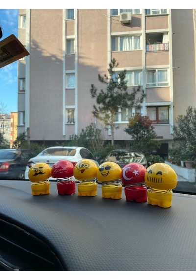 Zıp Zıp Emoji Kafalar 6lı Set