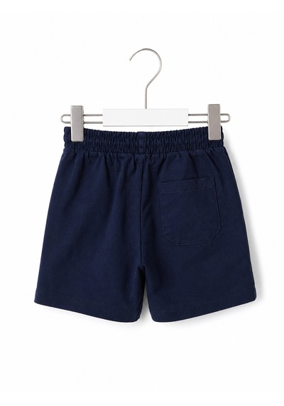 Baby Lory Kids Store Erkek Çocuk Beyaz Keten Gömlek Takım Beyaz - Lacivert