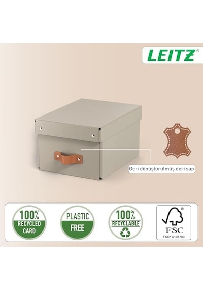 Leitz Puro Saklama Kutusu 2 Li Bej -s 10