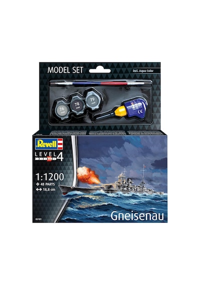 Revell Model Set 1:1200 Gneisenau 65181