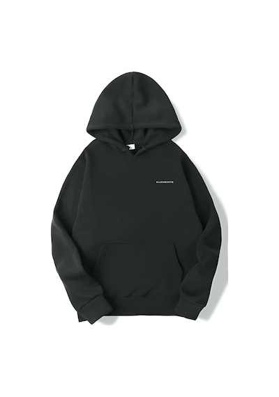 Brz Collection Oversize Unisex Basic Hoodie Antrasit Antrasit