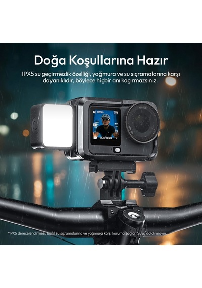 Ulanzi Lm24 Osmo Action Serisi Ve Nano Uyumlu Manyetik Quick Release Mini Led Dolgu Işığı - L298 Siyah
