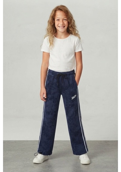 Pina Kids Kız Çocuk Beli İpli Rahat Kesim Paça Ayarlanabilir Lastikli Eşofman Altı Esf7012 Lacivert