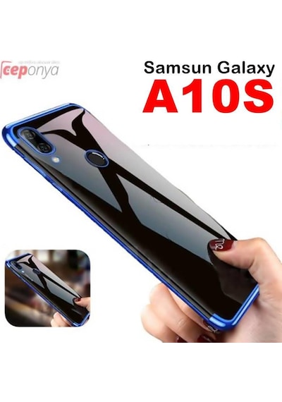 Galaxy A10S Kamera Korumali Köseleri Renkli Seffaf Silikon Kilif 399485544