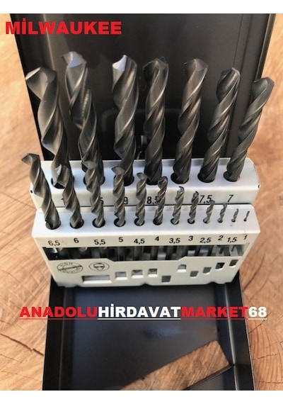 Milwaukee Hss Uç Seti Ahşap Metal Delici Uç Seti 19 Parça
